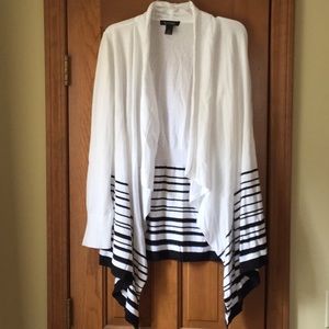 Long Sleeve Open Draped Cardigan Sweater